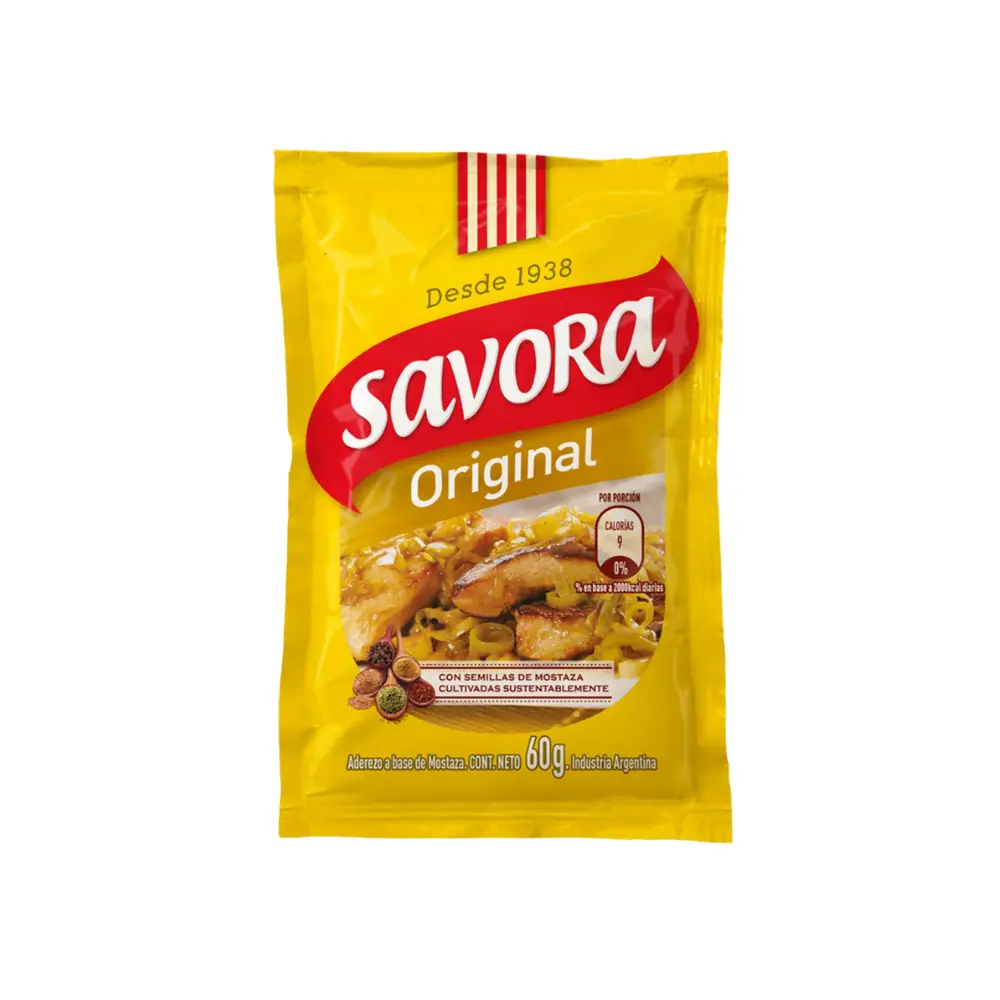 SAVORA MOSTAZA ORIGINAL SACHET