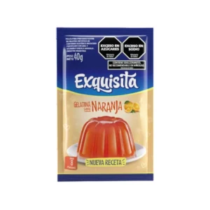 EXQUISITA GELATINA NARANJA
