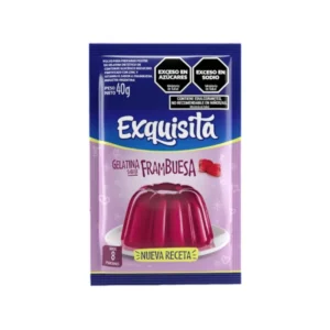 EXQUISITA GELATINA FRAMBUESA