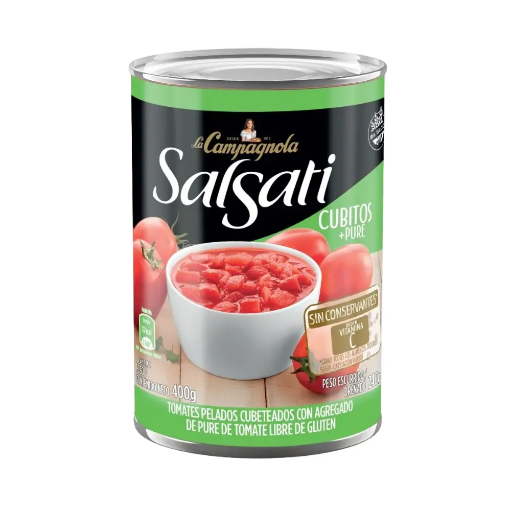 SALSATI TOMATE CUBETEADO