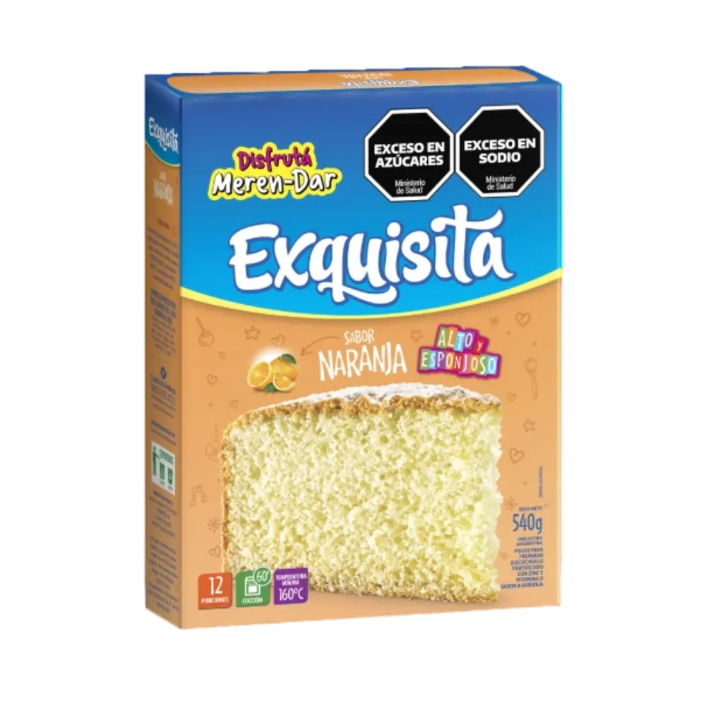 EXQUISITA BIZCOCHUELO NARANJA