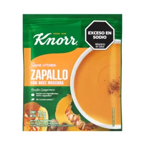 KNORR SOPA CREMA ZAPALLO