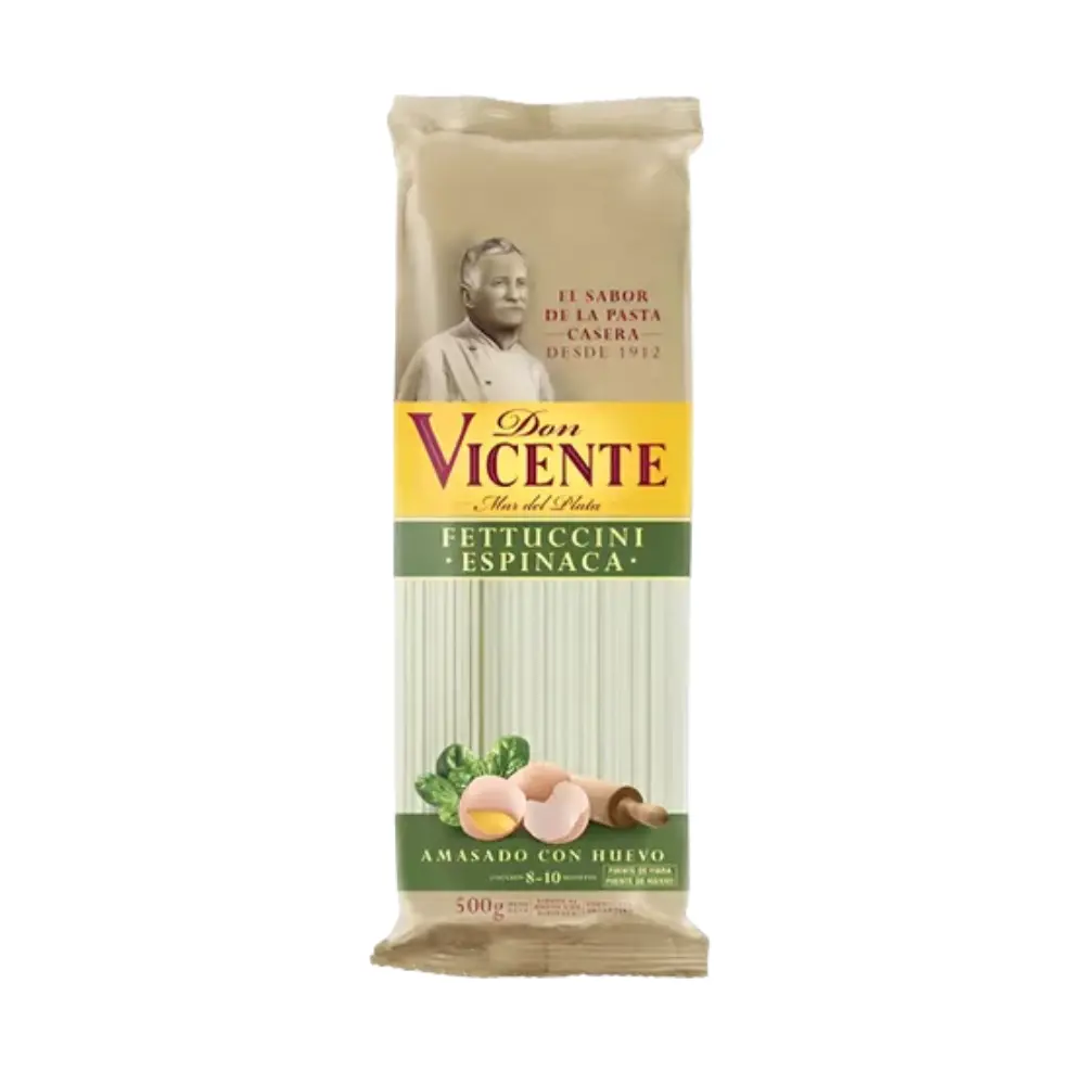 DON VICENTE FIDEOS FETTU.ESPINACA