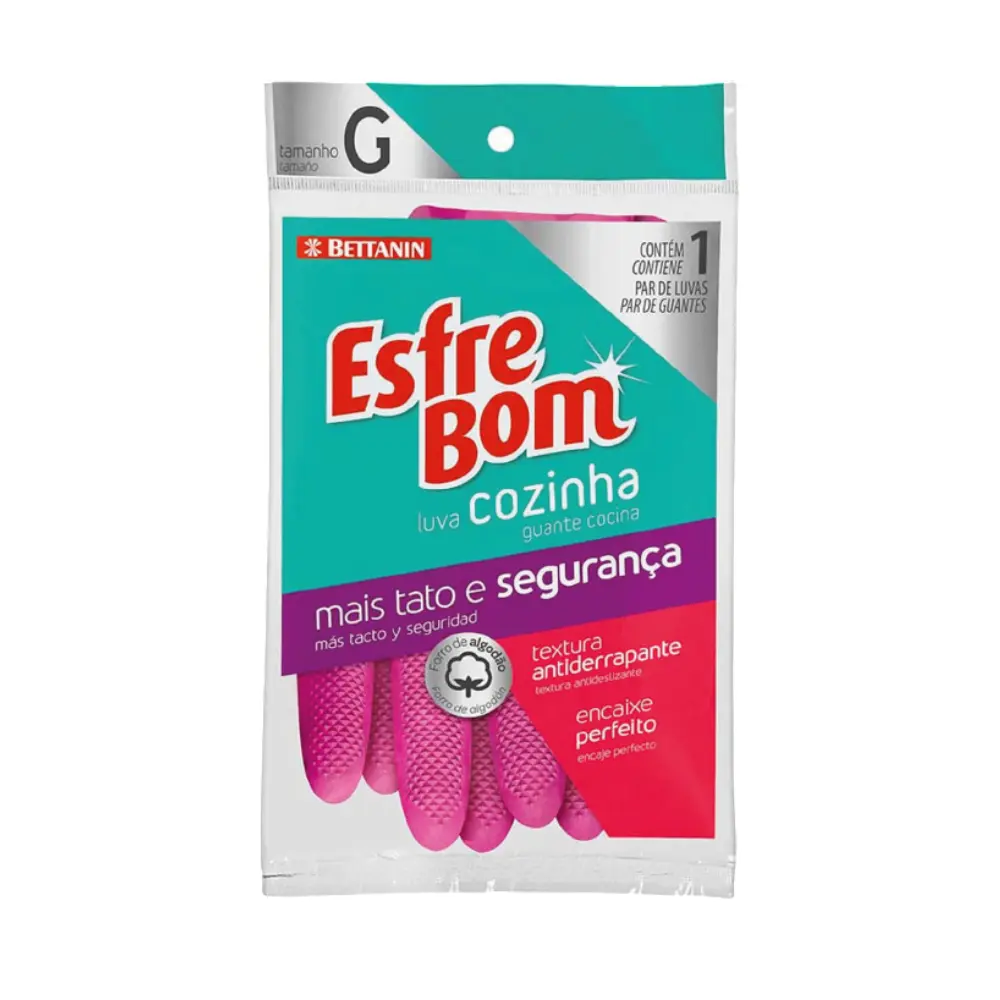ESFEBRON GUANTE ROSA GRANDES