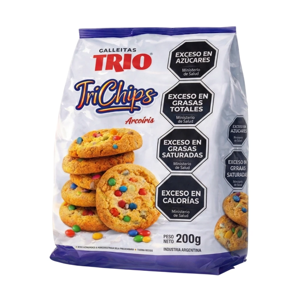 TRIO GALLETITAS ARCO IRIS