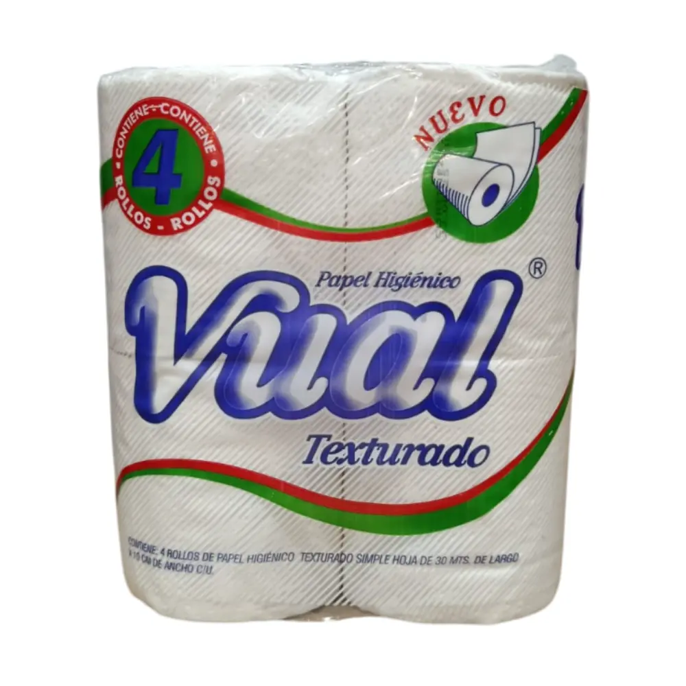 VUAL PAPEL HIG. 30MTS TEXT