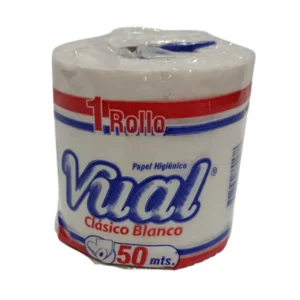 VUAL PAPEL HIG.BCO 50MTS CLASICO