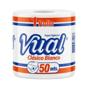 VUAL PAPEL HIG.BCO 50MTS CLASICO