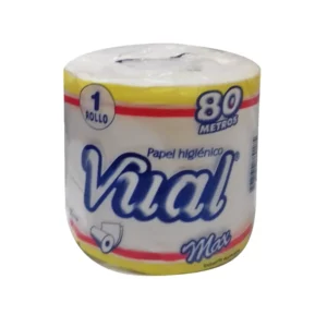 VUAL PAPEL HIG.BCO 80MTS MAX