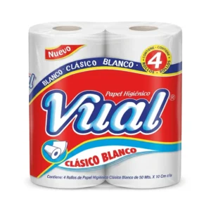 VUAL PAPEL HIG.BCO 50MTS CLASICO