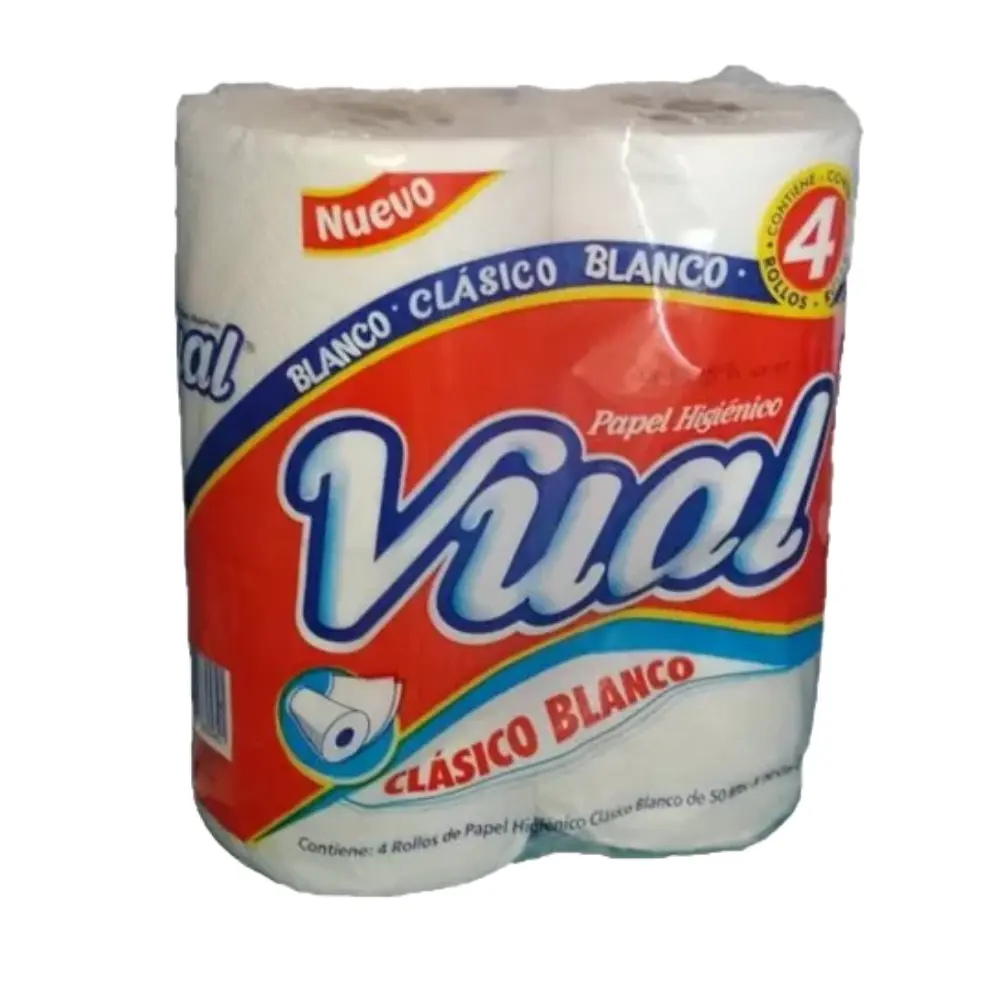 VUAL PAPEL HIG.BCO 50MTS CLASICO