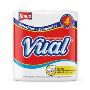 VUAL PAPEL HIG. 50MTS NATU