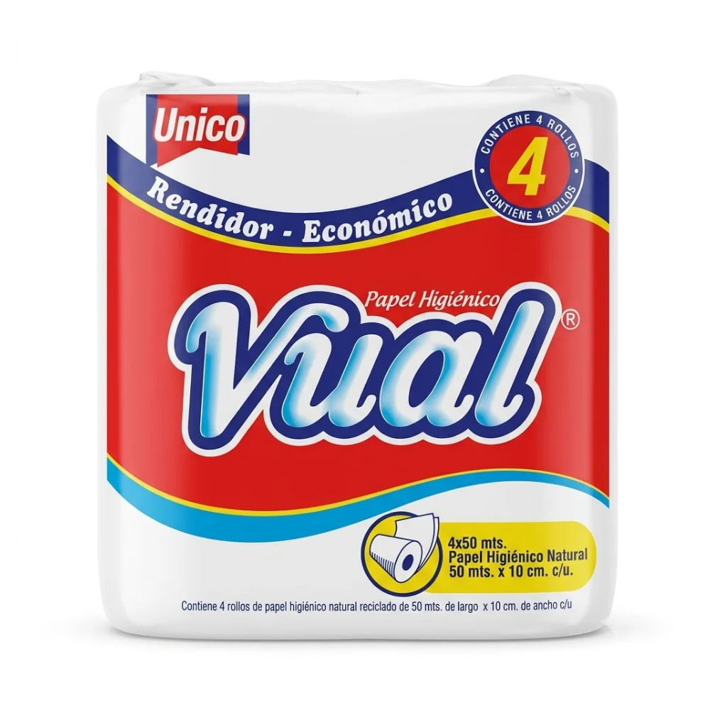 VUAL PAPEL HIG. 50MTS NATU