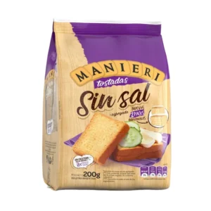 MANIERI TOSTADAS SIN SAL