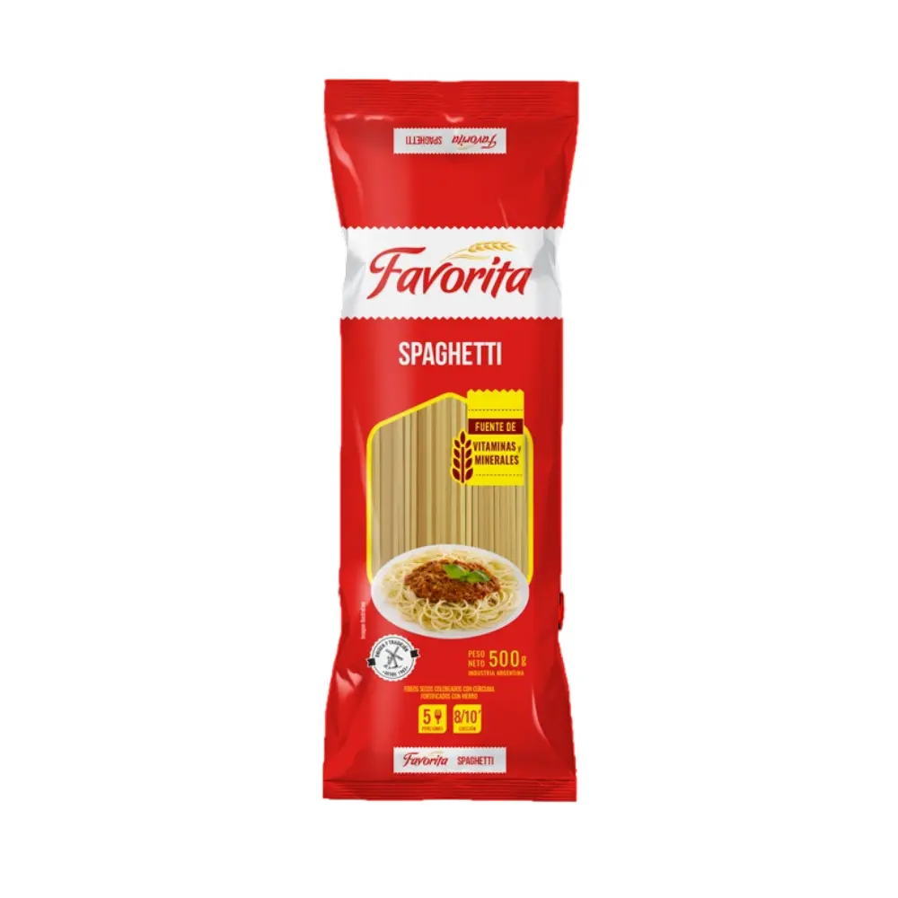 FAVORITA FIDEOS SPAGUETTI