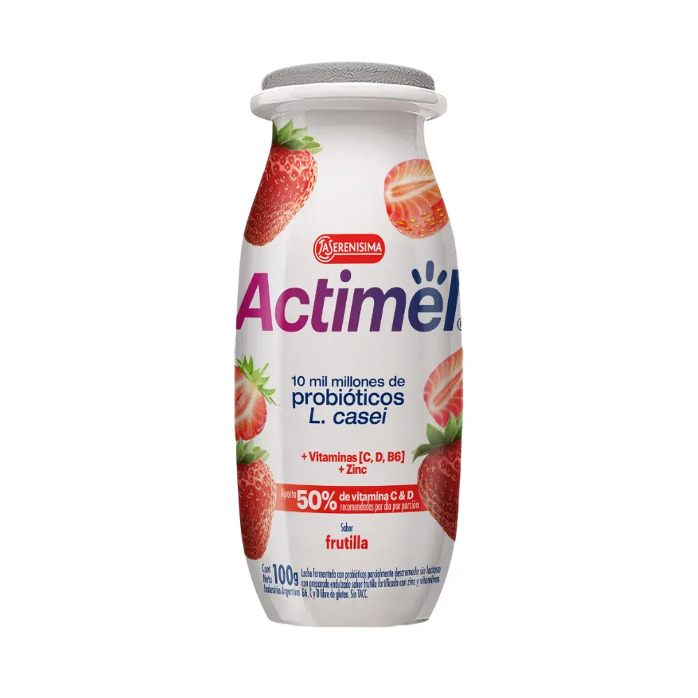 ACTIMEL CLASICO X1 FRUTILLA