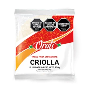 ORALI TAPA EMPANADA CRIOLLA