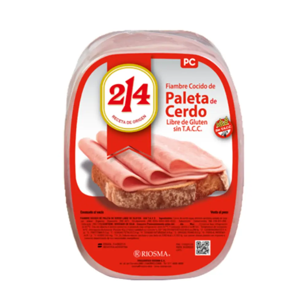 214 FIAMBRE COCIDO PALETA DE CERDO