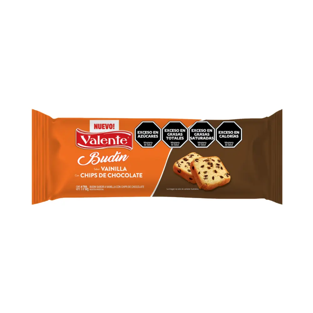 VALENTE BUDIN C/CHIPS