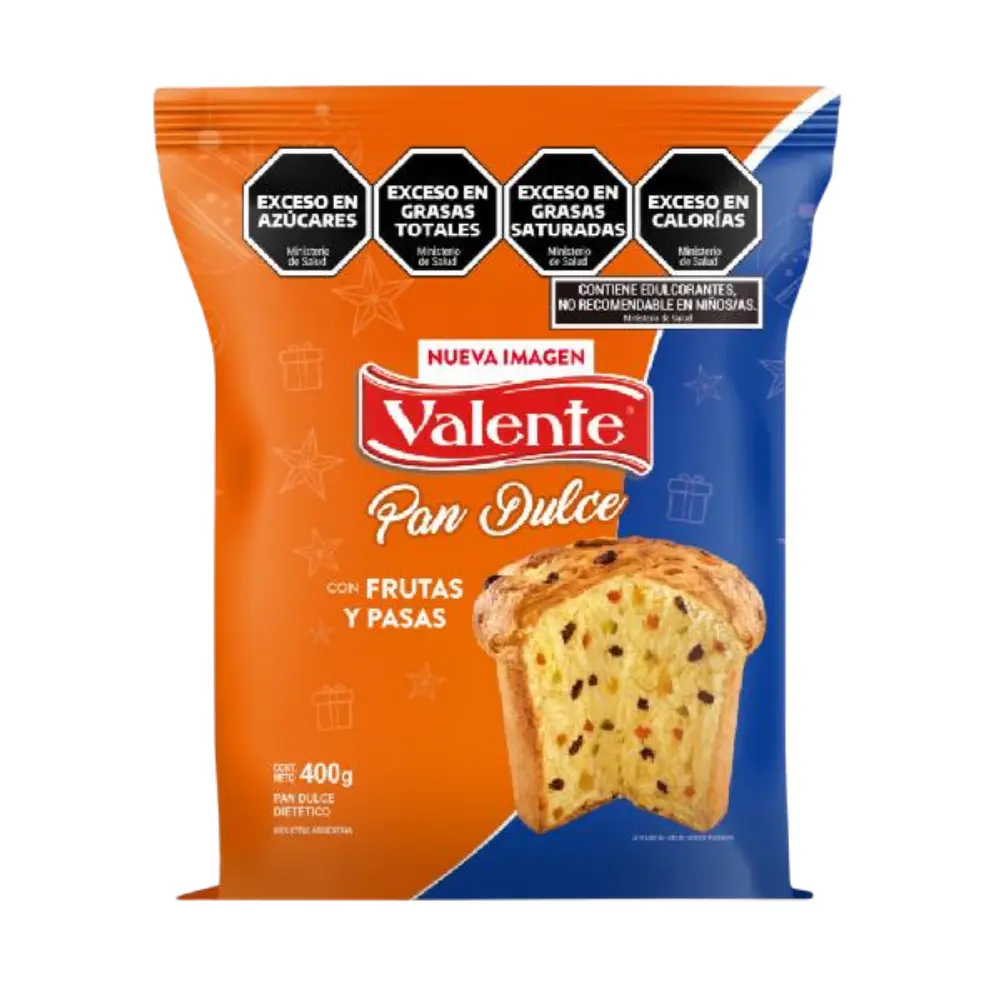 VALENTE PAN DULCE C/FRUTAS