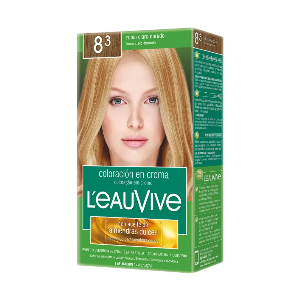 LEAU VIVE TINTURA KIT N*8.3