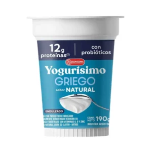 YOGURISIMO NATURAL ENDULZADO