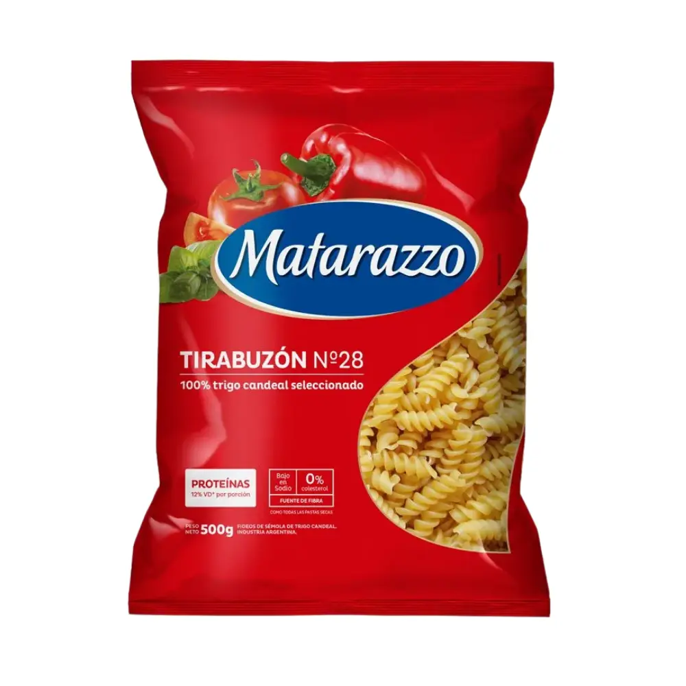 MATARAZZO FIDEOS TIRABUZON N28