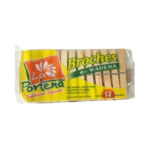 LA PORTENA BROCHES MADERA