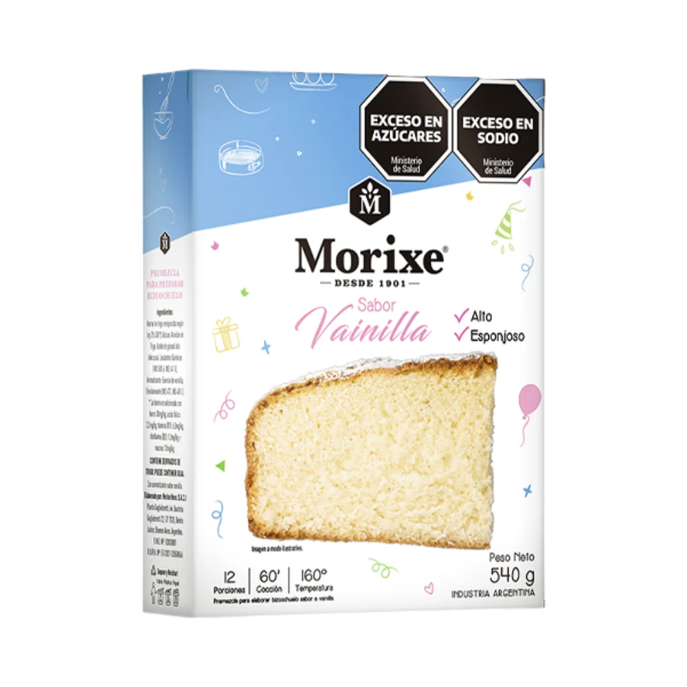 MORIXE BIZCOCHUELO VAINILLA