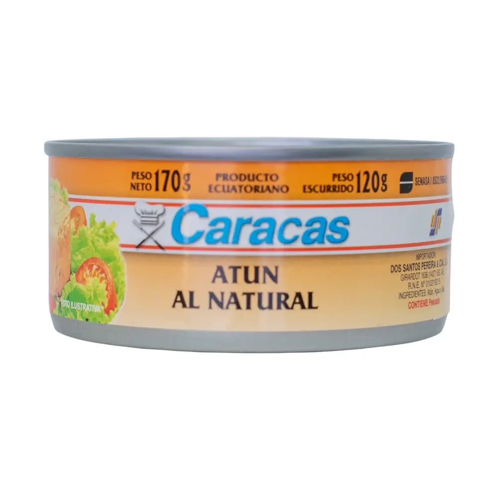 CARACAS ATUN ENTERO NATURAL