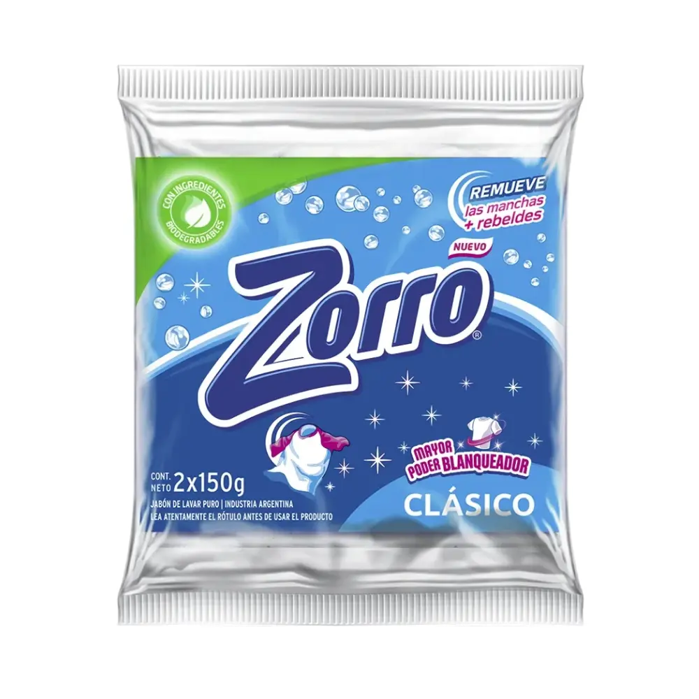 ZORRO JABON PAN CLASICO