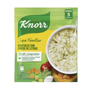 KNORR SOPA CON PASTA VEGE.LETRA