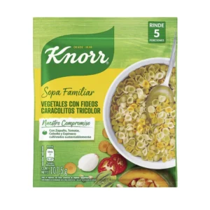 KNORR SOPA CON PASTA VEGE.CARAC
