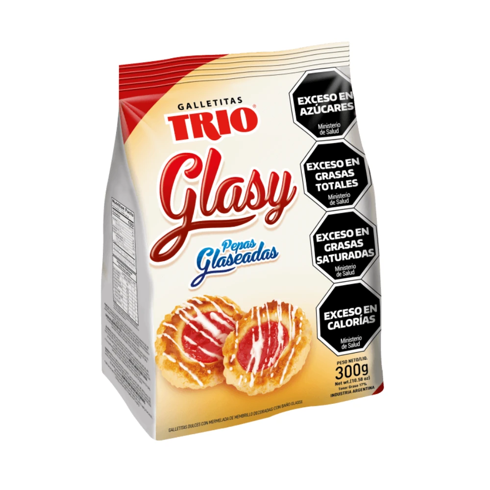 TRIO GALLETITAS GLASY