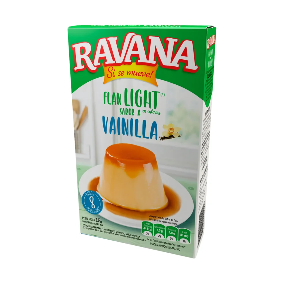RAVANA FLAN LIGHT VAINILLA