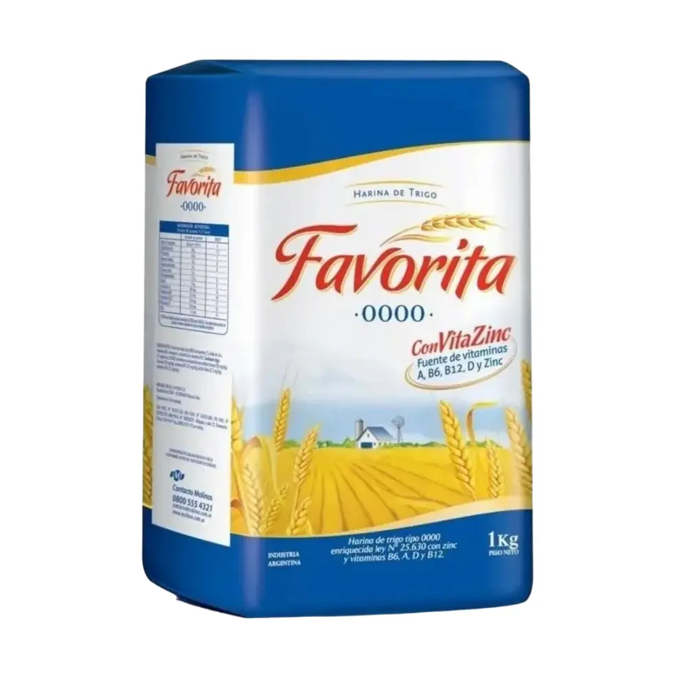 FAVORITA HARINA 4 CEROS