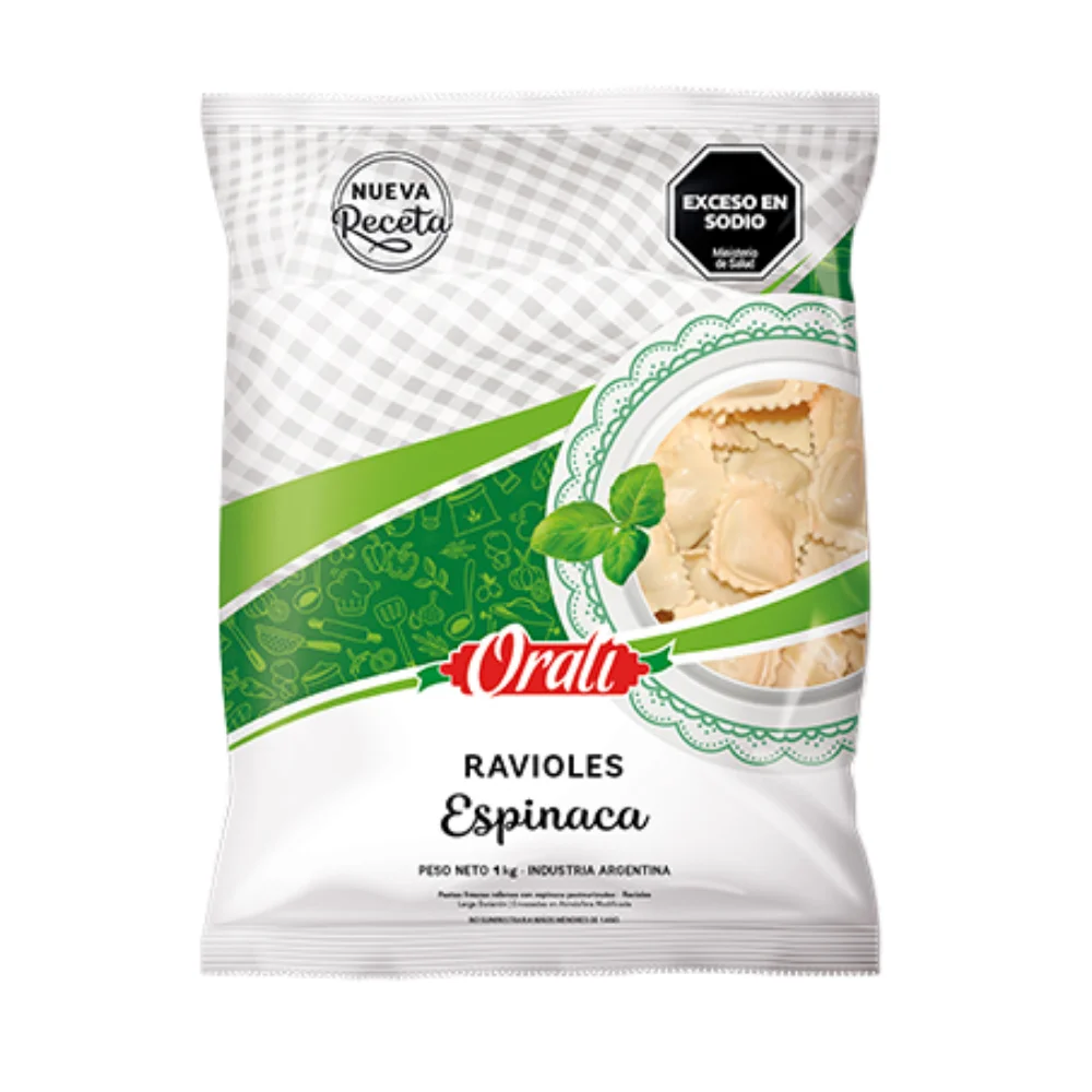 ORALI RAVIOLES, ESPINACA