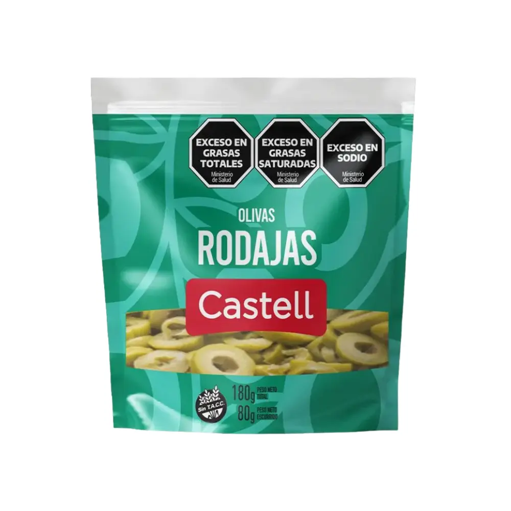 CASTELL ACEITUNA VERDES RODAJAS