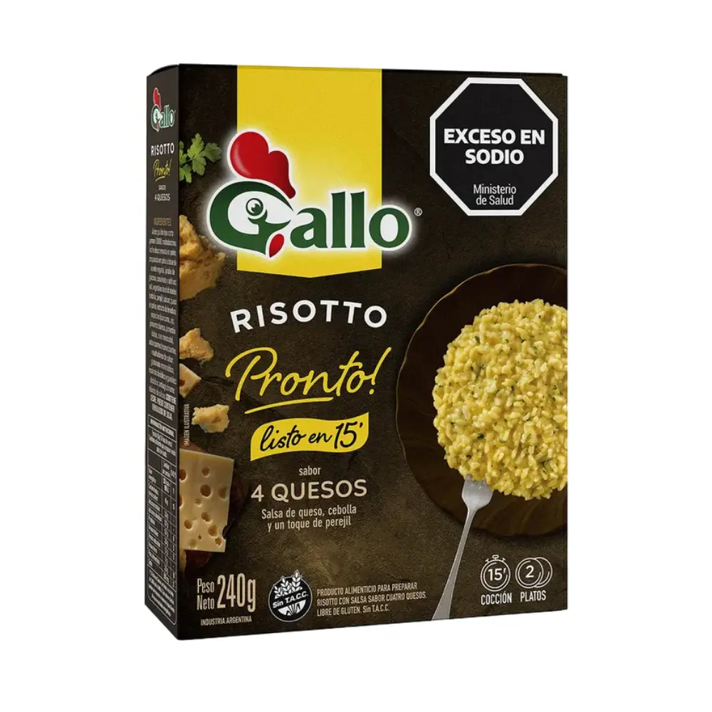 GALLO RISOTTO 4 QUESOS