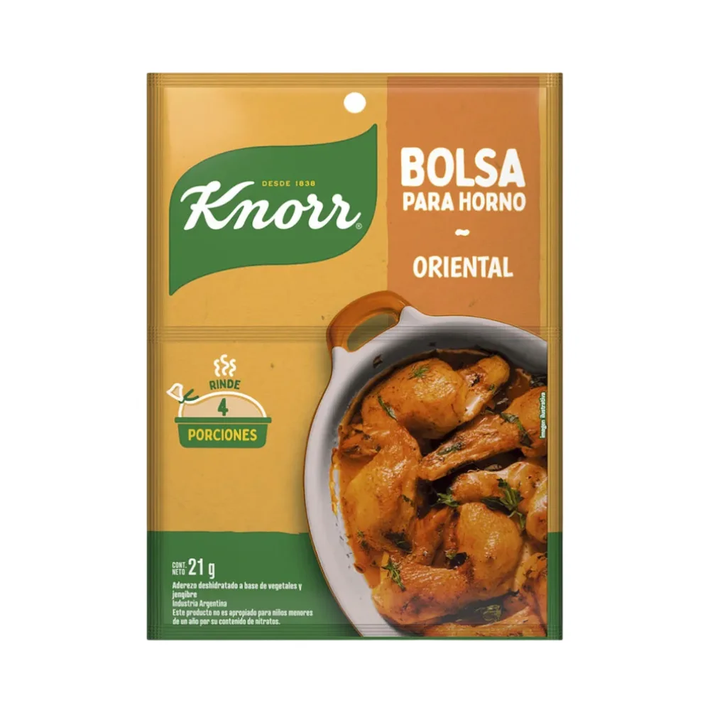 KNORR BOLSA HORNO ORIENTAL