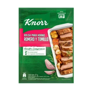 KNORR BOLSA HORNO FINAS HIERBAS