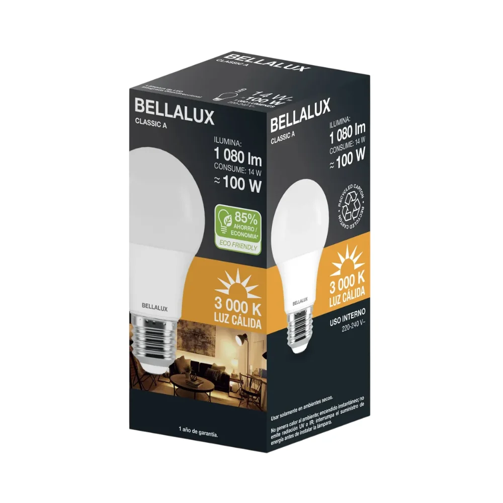 BELLALUX LED BULBO CALIDA