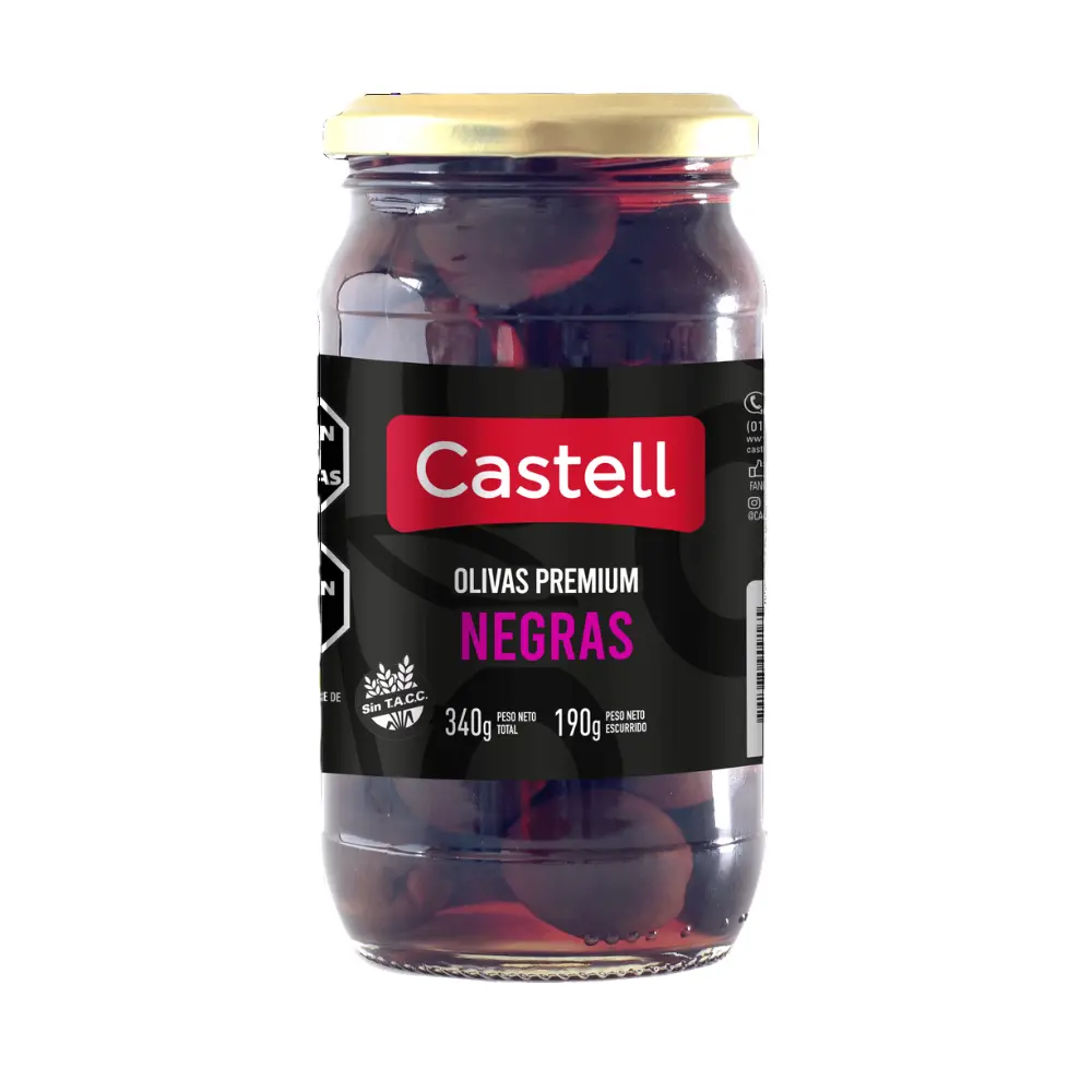 CASTELL ACEITUNA FRASCO NEGRA/PREM