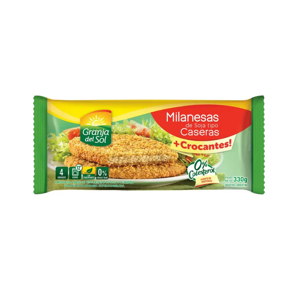 GJA DEL SOL MILANESA SOJA CASERA