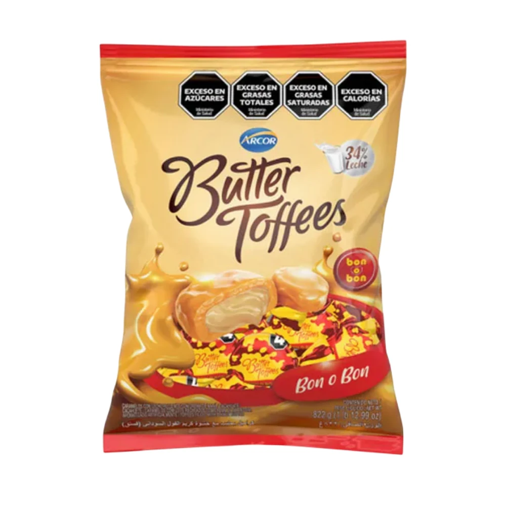 BUTTER TOFFEES CARAMELO BON O BON
