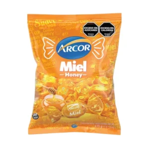 ARCOR CARAM.RELLENOS MIEL