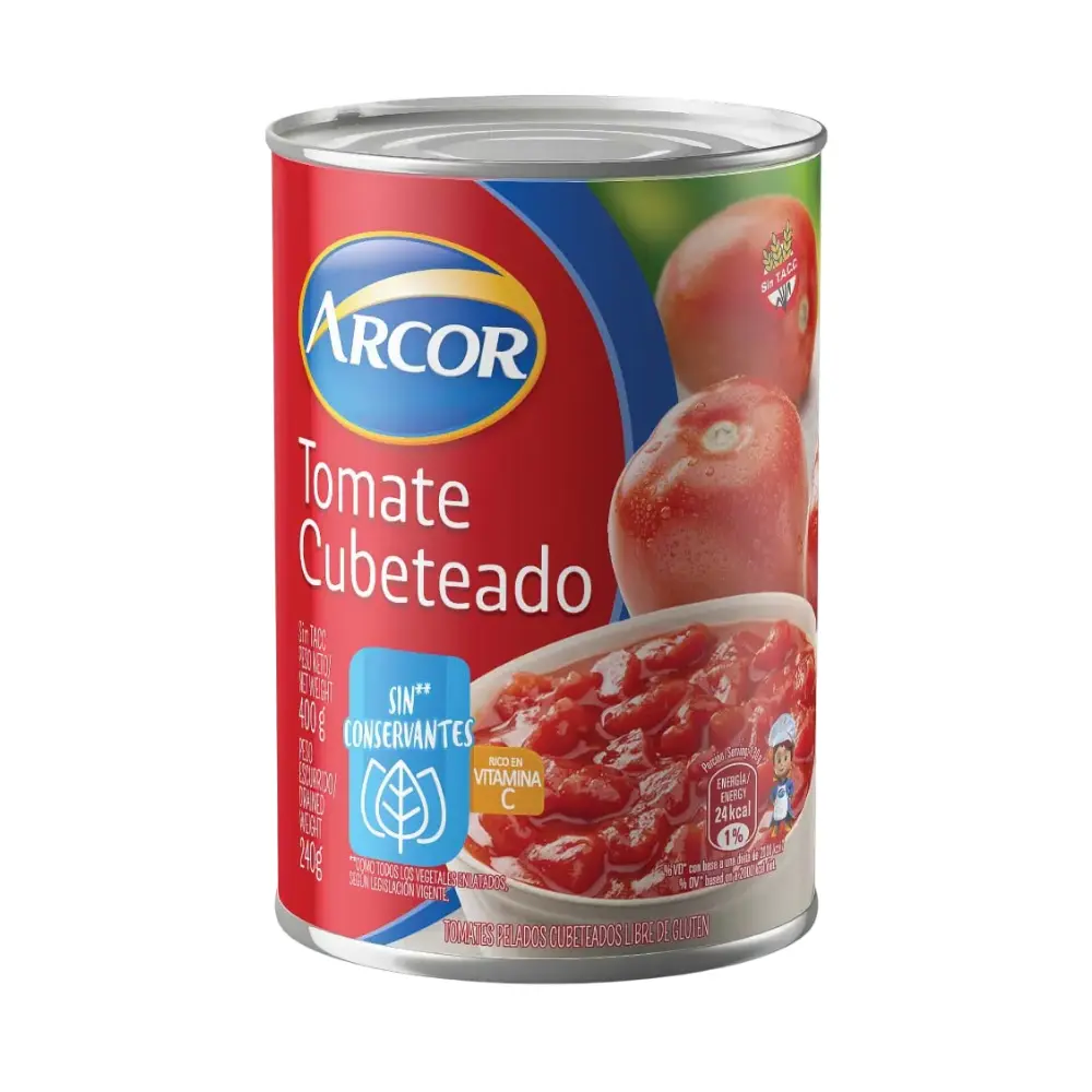 ARCOR TOMATE CUBETEADO