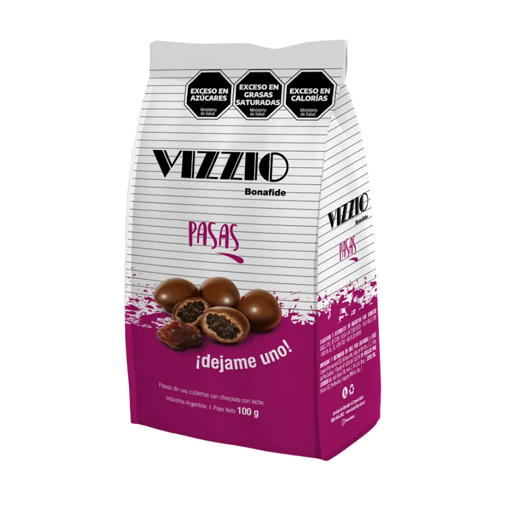 VIZZIO PASAS DE UVA