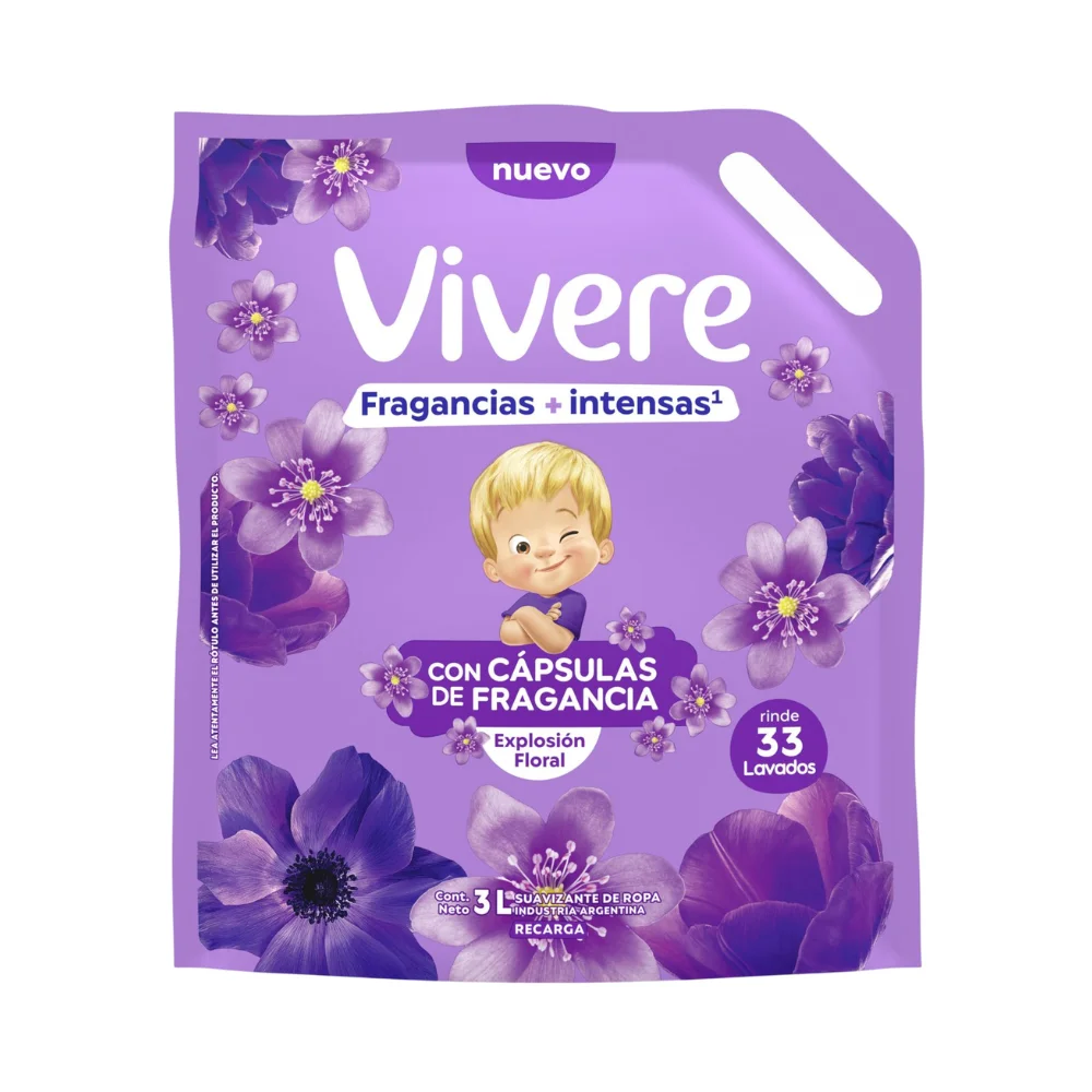 VIVERE SUAVIZ.DOY PACK F.BCAS/FLORAL