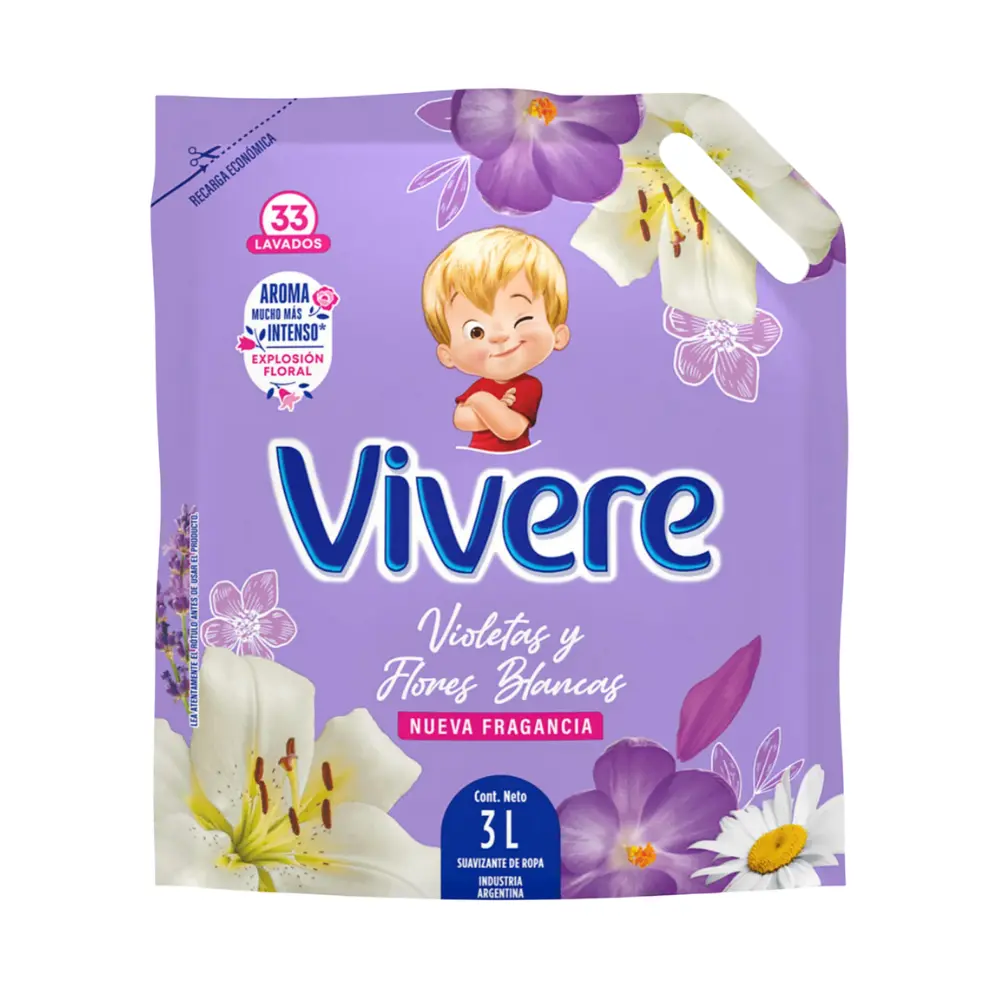 VIVERE SUAVIZ.DOY PACK F.BCAS/FLORAL